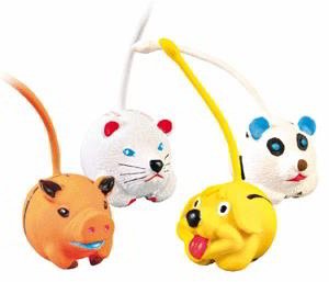 ANIMALS WITH LATEX TAILS 6 CM