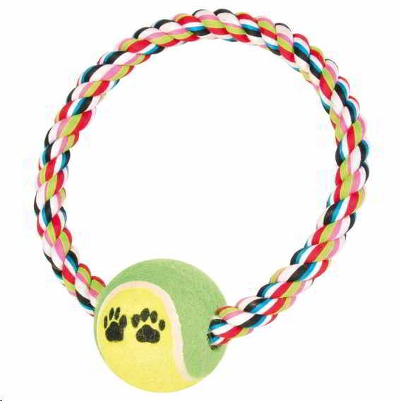 TENNIS BALL WITH COTTON RING