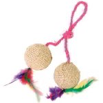 DOUBLE BALL IN JUTE WITH CATNIP
