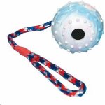 BALL WITH MULTICOLOR STRING