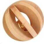 WOODEN BALL WITH BELL