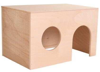 WOODEN HOUSE FOR GUINEA PIGS