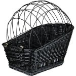 BLACK BICYCLE BASKET