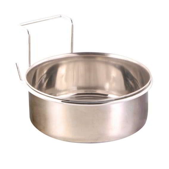STAINLESS STEEL FEEDER WITH SUPPORT