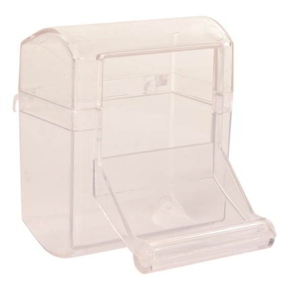TRANSPARENT FEEDER WITH LID
