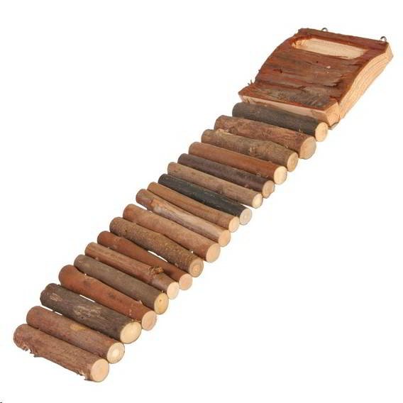 LADDER WITH WOODEN FEEDER