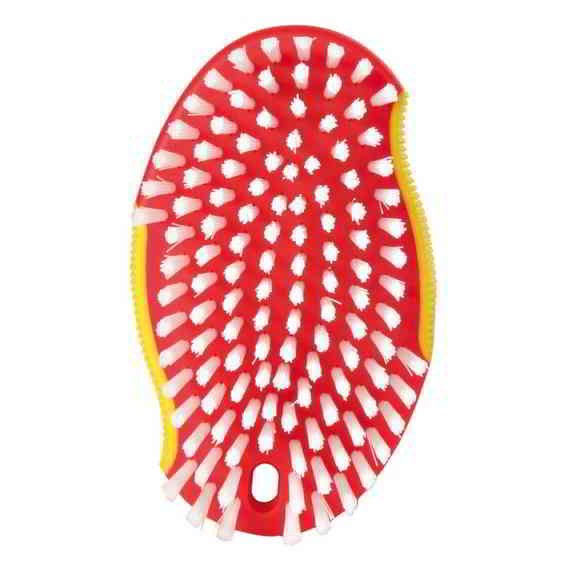 NYLON BRUSH WITH ERGONOMIC HANDLE