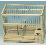 SIMPLE WOODEN GOLDFINCH CAGE