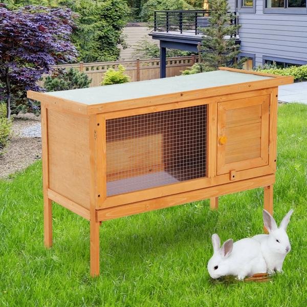 NATURAL WOODEN CAGE FOR RODENTS