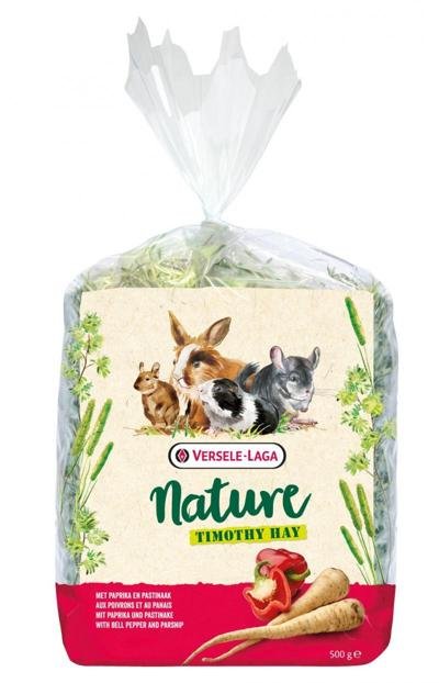 NATURE TIMOTHY HAY PEPPER & PARSNIP & TOMATO 500 GR