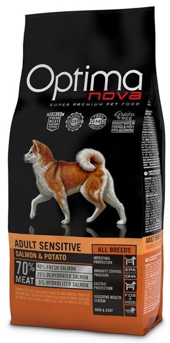 OPTIMA NOVA SENSITIVE SALMON AND POTATO 12 KG