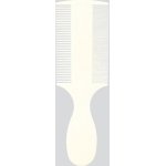 DOUBLE FLEA AND LICE COMB WITH HANDLE