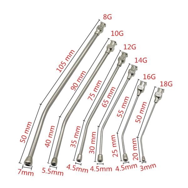 CURVED STAINLESS STEEL TIP