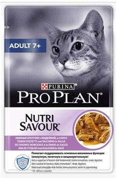 PRO PLAN NUTRISAVOUR 7+ TURKEY 26 x 85 GR